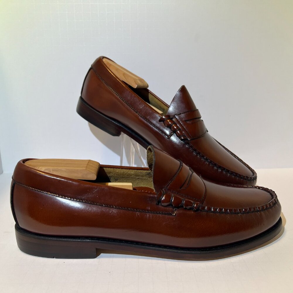 G.H. Bass & Co. Weejun Brown Leather Loafers Men's 9.5EE